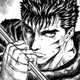 Guts in Kentaro Miura's fantasy manga Berserk.